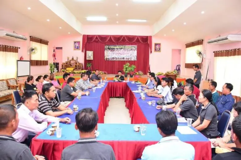 มข. ประชุมหารือการจัดการขยะชุมชน อบต.หนองแวง อ.พระยืน จ.ขอนแก่น