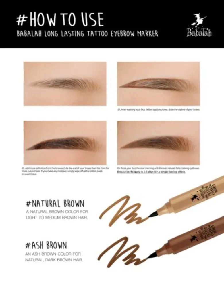 สาวๆ กรี้ด ซัมเมอร์นี้ สแปลชไปกับสายน้ำแบบสวยเป๊ะ คิ้วปัง ด้วย “ปากกาเมจิกสักคิ้วติดทนนาน 7วัน กันน้ำได้ 100%” By บาบาร่า (Babalah)