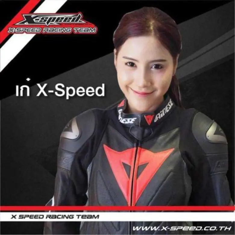 นักแข่งรถมอเตอร์ไซต์ หน้าสวย มทร.ธัญบุรี