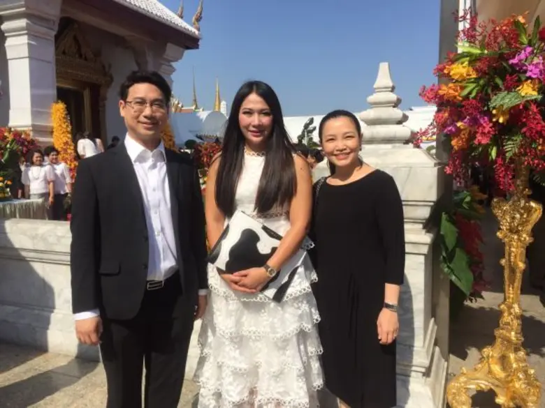 ไฮโซผิง-วิน วาทิต ร่วมงานบุญ วันคล้ายสถาปนาองค์พระหลักเมืองครบรอบ 235 ปี