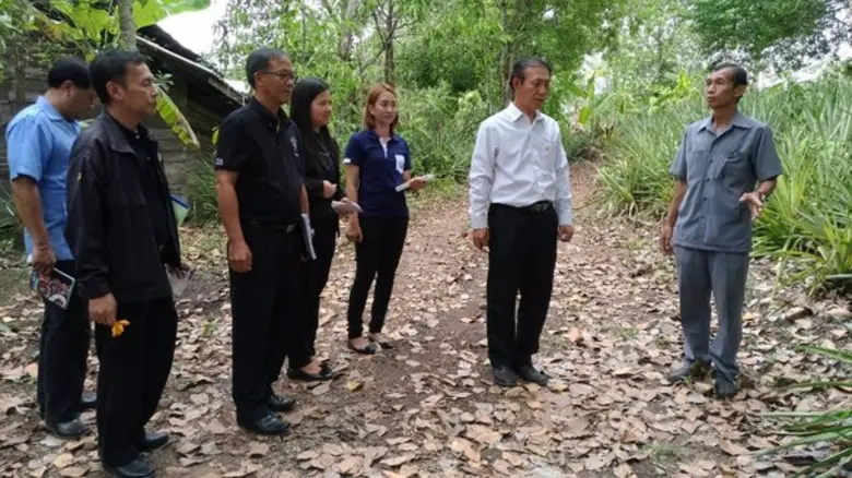 ผู้ตรวจราชการกระทรวง กษ. ลงพื้นที่ตรวจติดตามความก้าวหน้าการดำเนินงาน โครงการตามนโยบาย