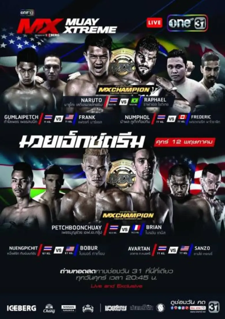 "MX MUAY XTREME ศึกนักสู้สายพันธุ์ใหม่" ค...