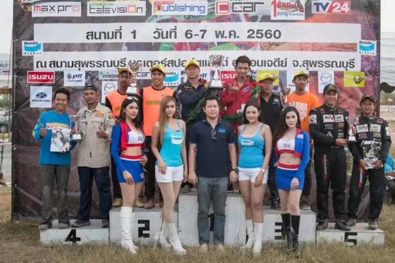 นัดเปิดฤดูการออฟโรดโทรฟี่ 2017 ความมันบังเกิดโดดกันสุดตัวพร้อมสนามสุดท้ายปี 2016 ได้แชมป์ประเทศไทยเป็นที่เรียบร้อย