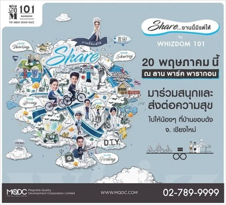 กิจกรรม "Share…งานนี้มีแต่ให้ by WHIZDOM ...
