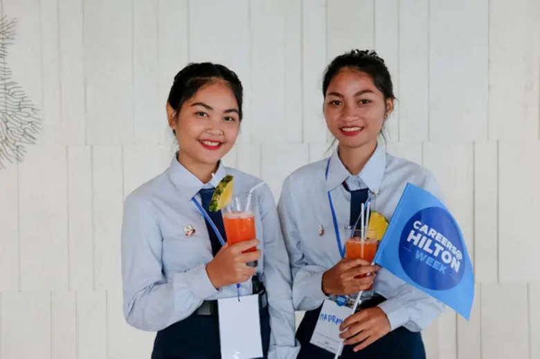 ฮิลตัน พัทยา เปิดบ้านต้อนรับนักศึกษาเรียนรู้งานโรงแรม ในกิจกรรม Careers@Hilton Week