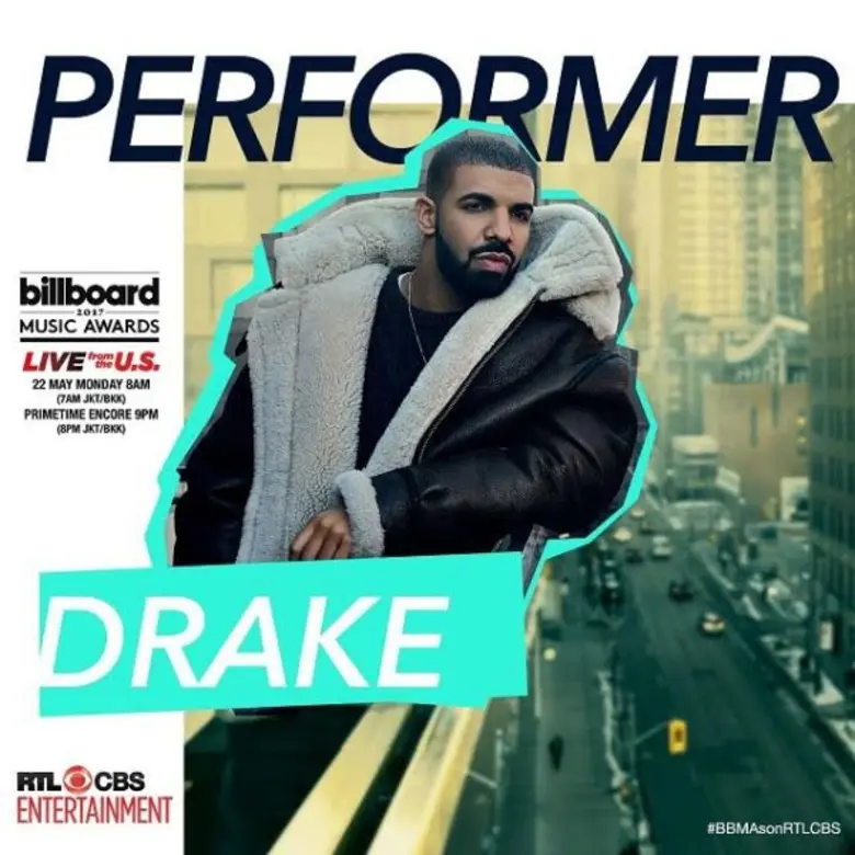 เดรก และ เดอะ เชนสโมกเกอร์ส นำทัพผู้เสนอเข้าชิงรางวัลที่มากที่สุดของปี ด้วย 22 สาขา ในงานประกาศรางวัลบิลบอร์ด มิวสิค อวอร์ดส ปี 2017