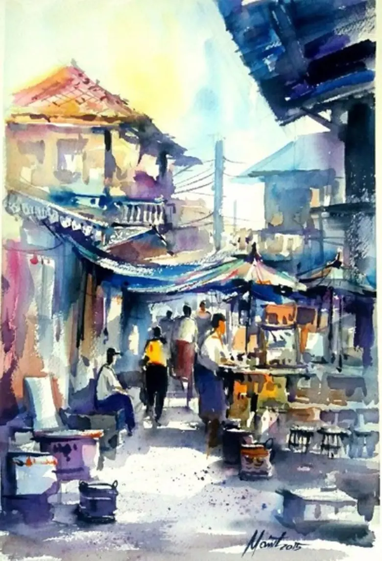 นิทรรศการศิลปะ ชุด “วิถีชีวิตไทย” โดยกลุ่มศิลปิน Hi-Light