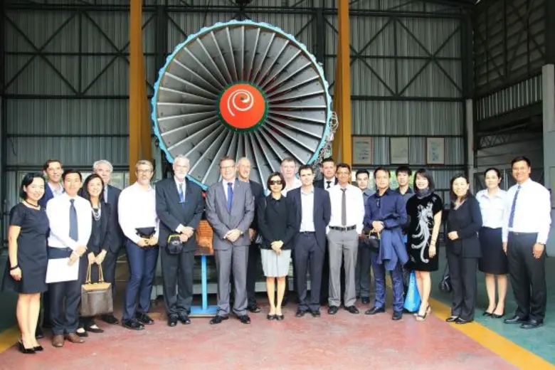 สถาบันการบินพลเรือน ต้อนรับ คณะ Australian Trade and Investment Commission