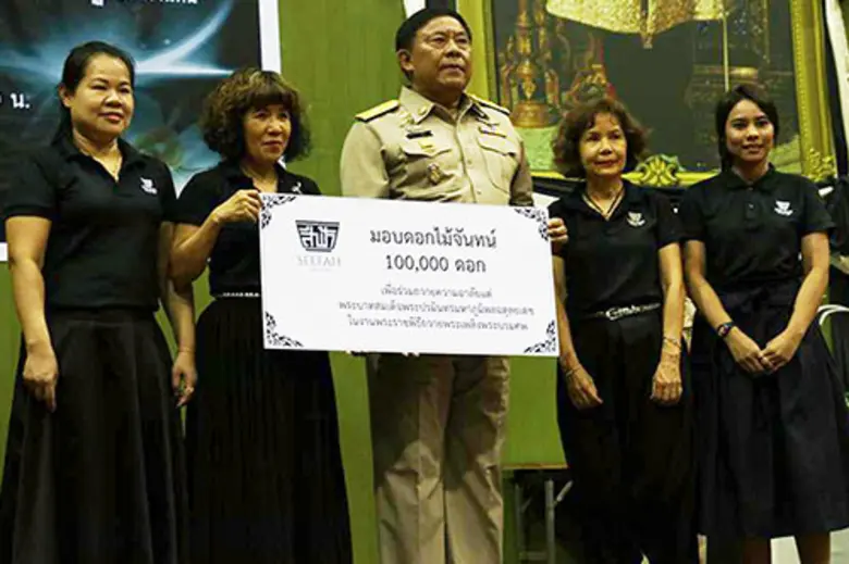 ด้วยสำนึกในพระมหากรุณาธิคุณหาที่สุดมิได้ ...