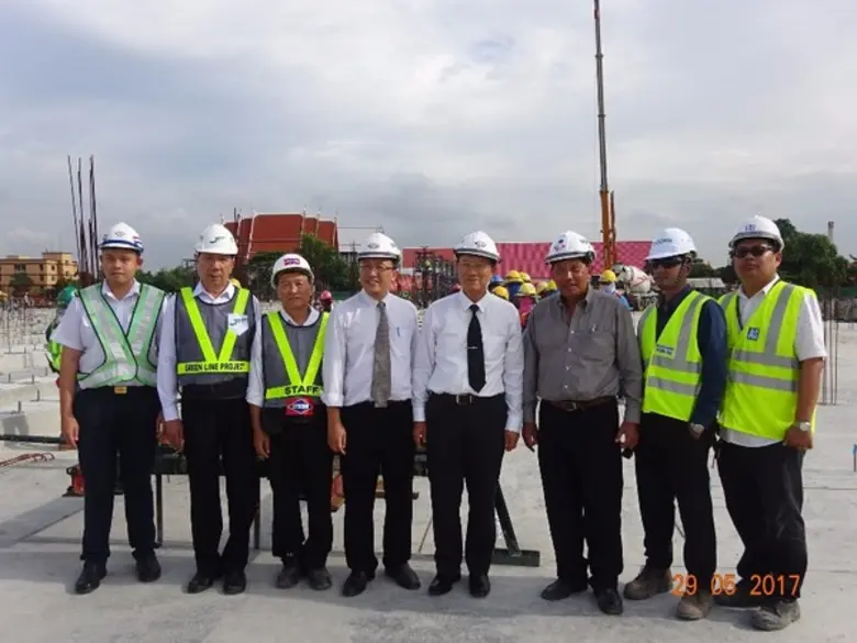 คณะอนุกรรมการการบริหารโครงการก่อสร้าง การรถไฟฟ้าขนส่งมวลชนแห่งประเทศไทย (รฟม.) ได้ลงพื้นที่ตรวจความก้าวหน้างานก่อสร้าง โครงการรถไฟฟ้าสายสีเขียว(เหนือ) ช่วงหมอชิต-สะพานใหม่-คูคต