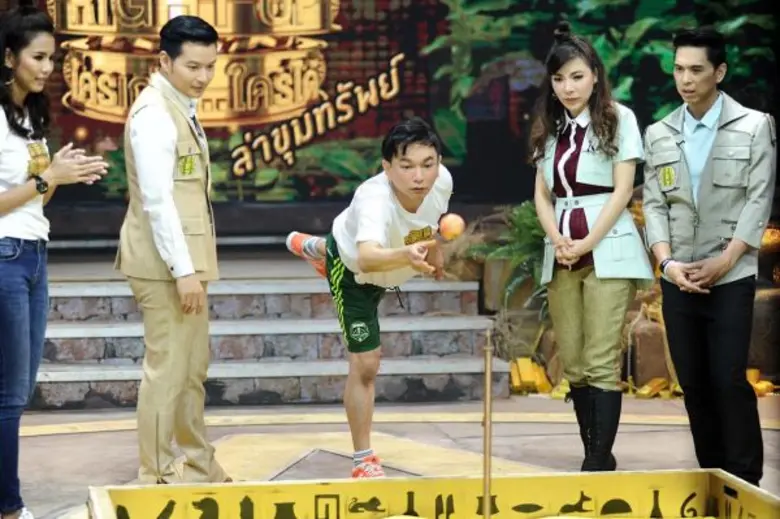 ทีวีไกด์: รายการ “STEP RIGHT UP ใครเก่ง...ใครได้ ล่าขุมทรัพย์” “บอส - ชนกันต์” ไม่หวั่นเจอเกมใหม่! ได้ “เอกกี้ - ธงธง” เทรนให้อย่างใกล้ชิด!!!