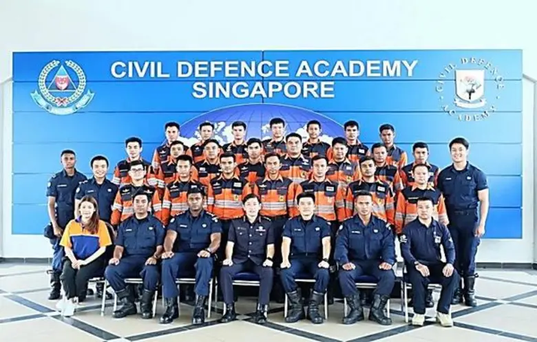 ปภ. โดย ศูนย์ ปภ.เขต 1 ปทุมธานี ร่วมหลักสูตร INTERNATIONAL URBAN SEARCH AND RESCUE COURSE