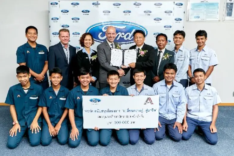 ฟอร์ดสนับสนุนทักษะเด็กไทย เปิดโอกาสสู่เส้นทางช่างเทคนิคมืออาชีพ พร้อมรองรับการขยายตัวของภาคอุตสาหกรรมยานยนต์