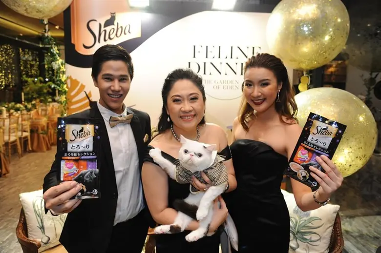 “ณิชา – สกาย” ทาสแมวตัวจริง ร่วมเอ็กซ์คลูซีฟดินเนอร์หรู กับชีบา อาหารแมวเกรดพรีเมียม