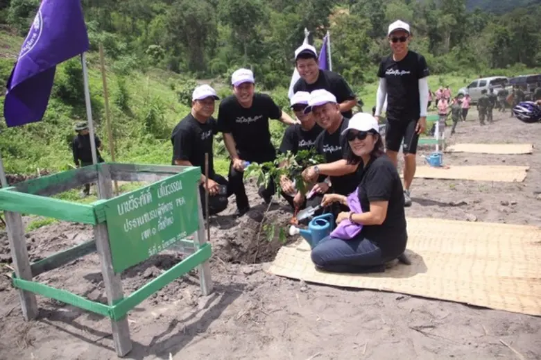การไฟฟ้าส่วนภูมิภาค (PEA) ร่วมกับวัดพระเจ้าหลวง(ม่อนพระเจ้าหลาย) และมณฑลทหารบกที่ 37 จัดโครงการ PEA ปลูกดูแล รักษ์ป่า ประจำปี 2560