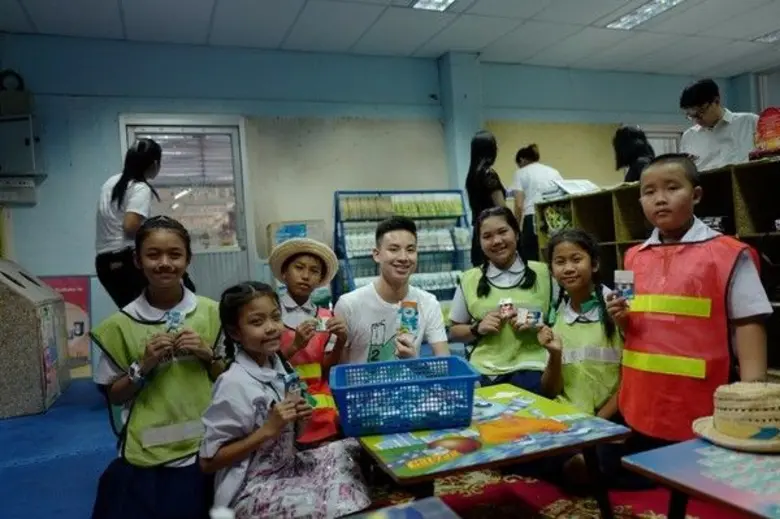 กล่องนมรีไซเคิล โครงการ “Keep To Share กล่องวิเศษ”