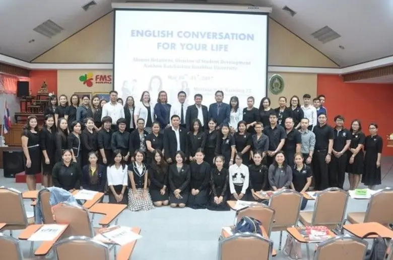 ราชภัฏโคราช พัฒนาศักยภาพและสร้างเครือข่ายศิษย์เก่า อบรมทักษะสื่อสารภาษาอังกฤษในชีวิตประจำวัน