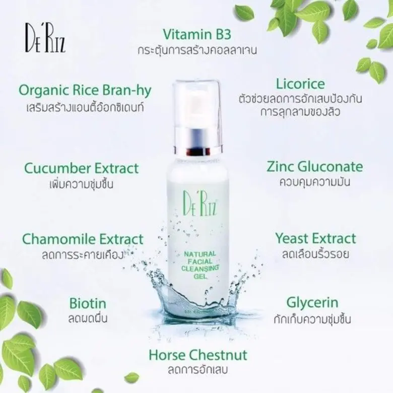 ริซสกินไฟน์เนส เปิดตัว "DE'RIZ" เอาใจคนรักผิวด้วย 2 ผลิตภัณฑ์ผสานพลังสารสกัดจากธรรมชาติ