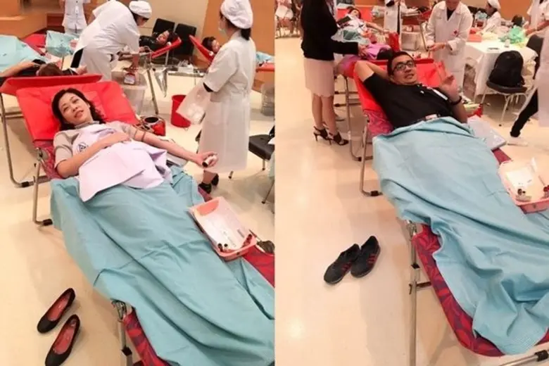 ประมวลภาพงานบริจาคโลหิต เพื่อถวายเป็นพระร...