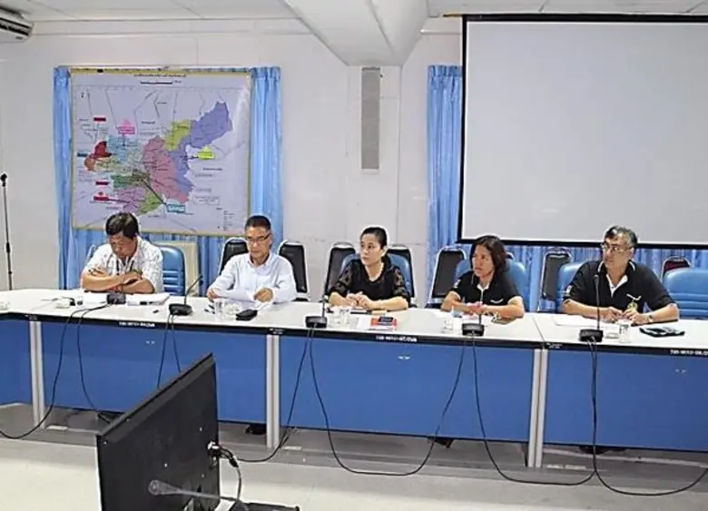 ปภ. โดย ศูนย์ ปภ.เขต 1 ปทุมธานี ร่วมหารือปัญหา ข้อเสนอแนะ และอุปสรรคของการปฏิบัติงาน จังหวัดสระบุรี