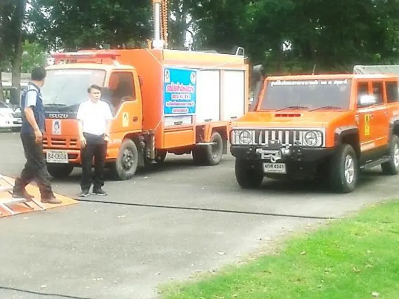 ปภ. โดย ศูนย์ ปภ.เขต 1 ปทุมธานี ร่วมการฝึกระดมกำลังเพื่อการทหาร ประจำปี 2560