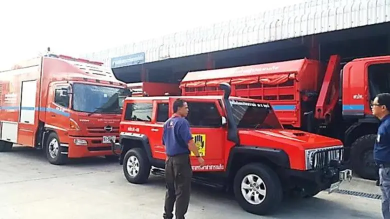 ปภ. โดย ศูนย์ ปภ.เขต 1 ปทุมธานี ร่วมการฝึกระดมกำลังเพื่อการทหาร ประจำปี 2560