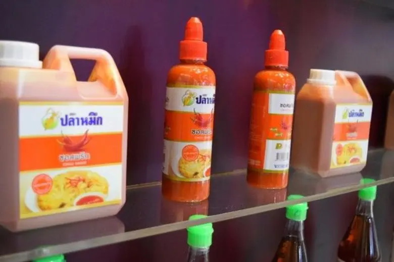 แบรนด์ปลาหมึกแตกไลน์ซอสพริก