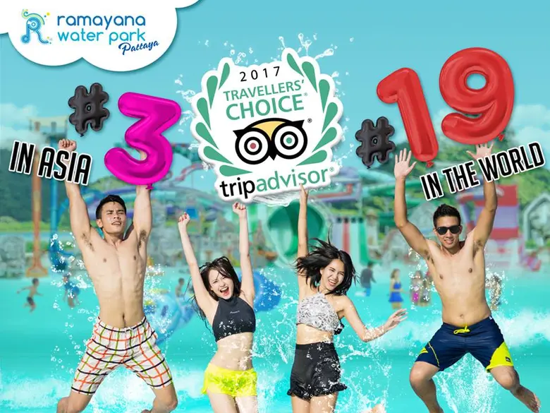 สวนน้ำรามายณะ พัทยา ได้รับการจัดอันดับจาก...