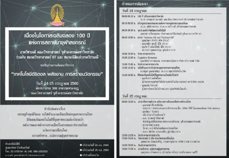 เนื่องในโอกาสเฉลิมฉลอง 100 ปี แห่งการสถาป...