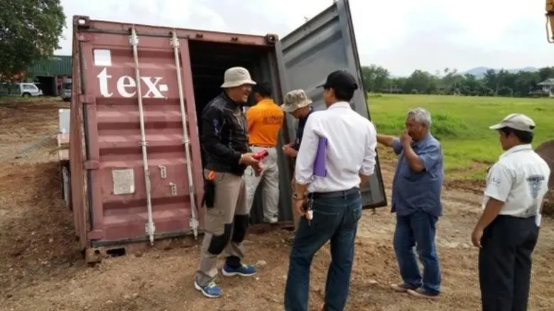  ปภ. โดย ศูนย์ ปภ.เขต 1 ปทุมธานี ร่วมตรวจสอบความพร้อมสถานีฝึกการป้องกันและบรรเทาสาธารณภัย แบบบูรณาการ พ.ศ.2560