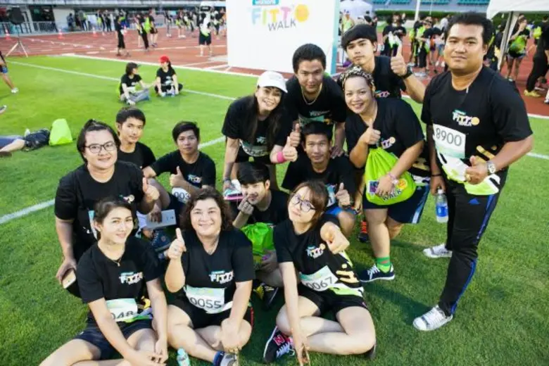 รวมพลคนรักสุขภาพ ร่วม FITT WALK มันส์ เดิน เบิร์นสนุก เผาผลาญแคลอรี่ พร้อมมอบเงินสมทบทุนมูลนิธิรามาธิบดีฯ