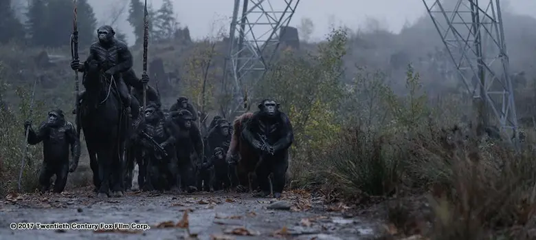 จัดเต็มภาพจากหนัง War for the Planet of the Apes - มหาสงครามพิภพวานร ก่อนสงครามบังเกิดอีกครั้ง 13 กรกฎาคมนี้ ในโรงภาพยนตร์