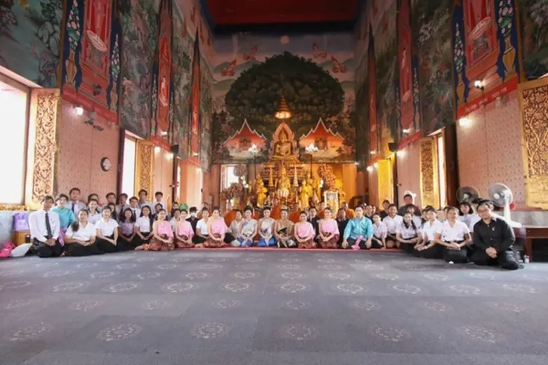 SPU : ม.ศรีปทุม จัดพิธีทำบุญถวายเทียนพรรษา “วันอาสาฬหบูชา และวันเข้าพรรษา” ๒๕๖๐