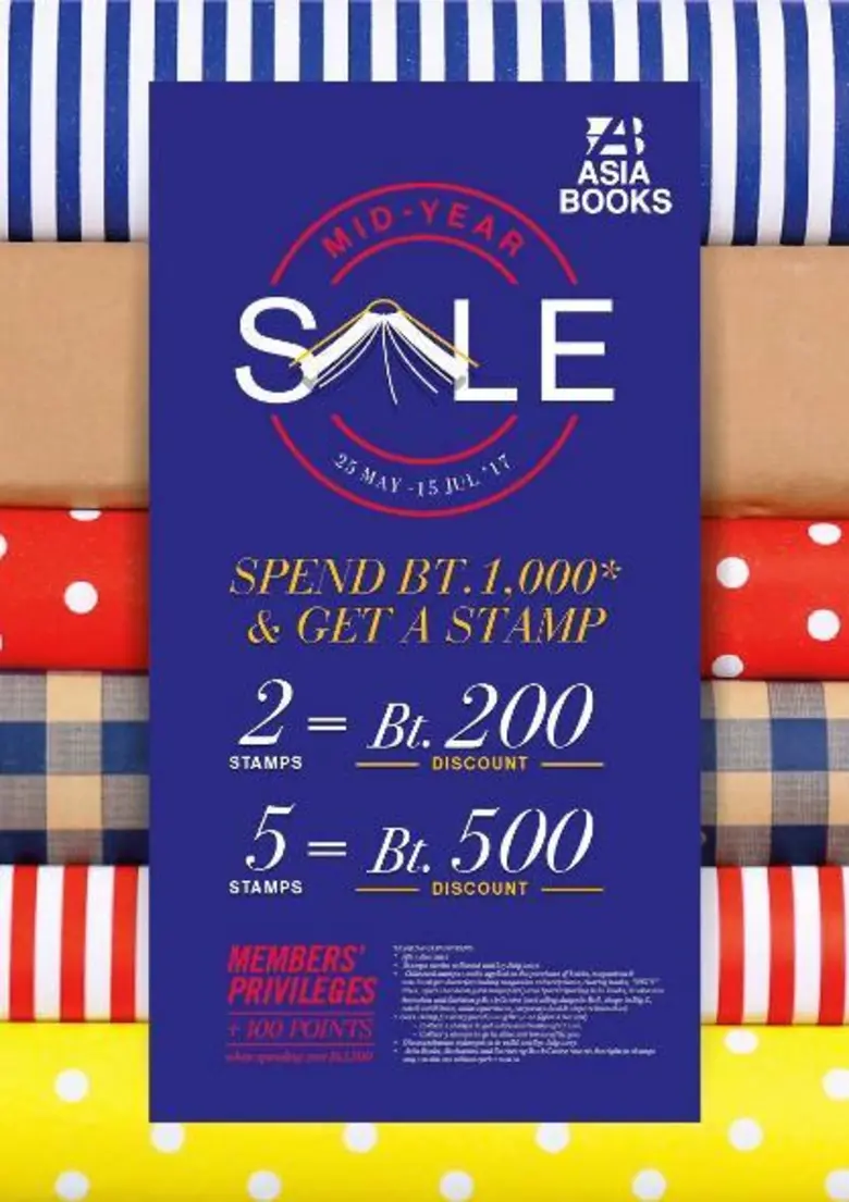 บริษัท เอเซียบุ๊คส จำกัด จัดโปรโมชั่น Mid...