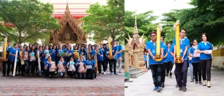 คณะผู้บริหารและกลุ่มพนักงาน บริษัท ธีเอ็น...