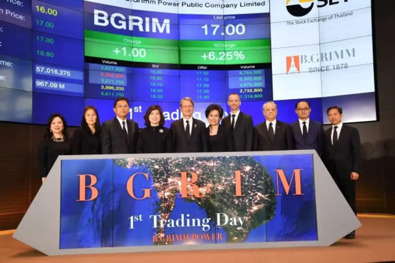 มร.ฮาราลด์ ลิงค์ (กลาง) ประธาน บี.กริม แล...