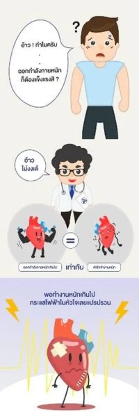 ออกกำลังกายมากเกินไป เสี่ยงเป็นหัวใจเต้นผิดจังหวะ