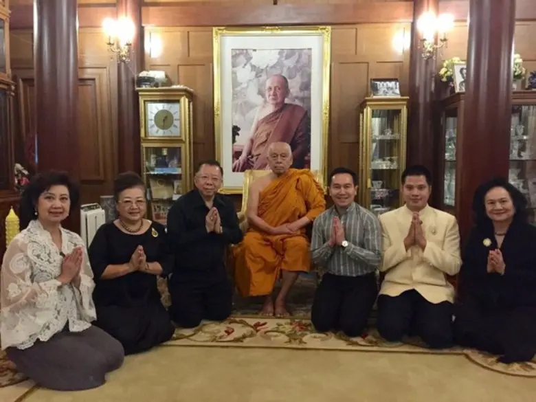 สมเด็จพระวันรัต (กลาง) เจ้าอาวาสวัดบวรนิเ...