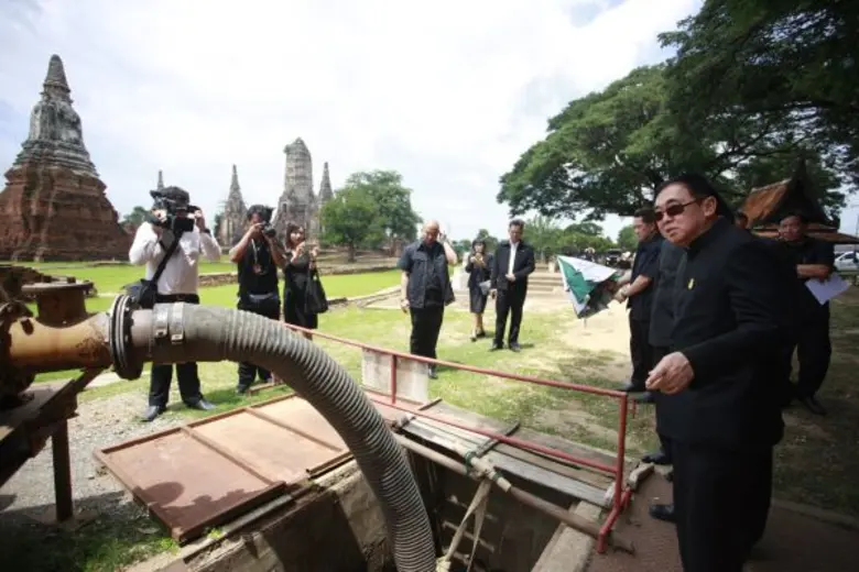 เมื่อวันที่ 2 สิงหาคม ที่วัดไชยวัฒนาราม ภ...