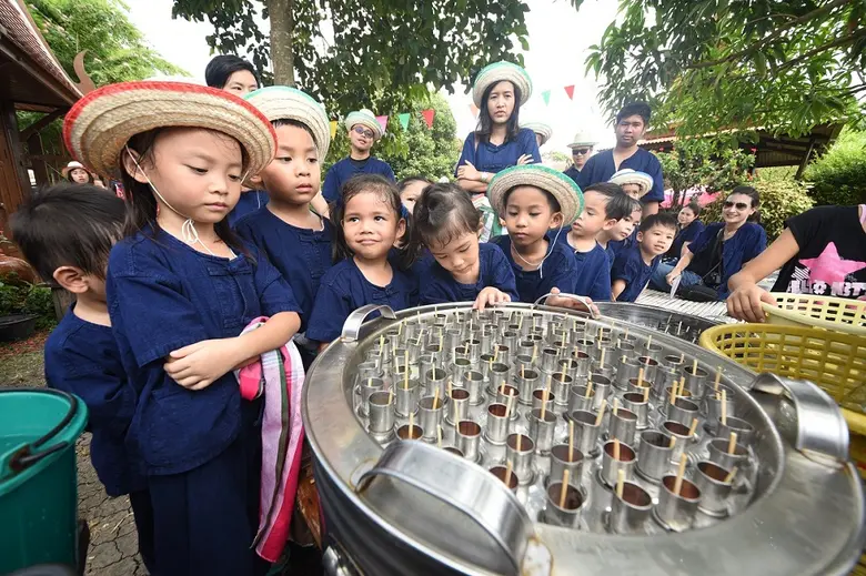 “อนุบาลคหกรรมศาสตร์เกษตร ตะลุยทุ่ง สู่การเรียนรู้วิถีไทย ปลูกจิตสำนึก ที่บ้านครูธานี ปทมุธานี”