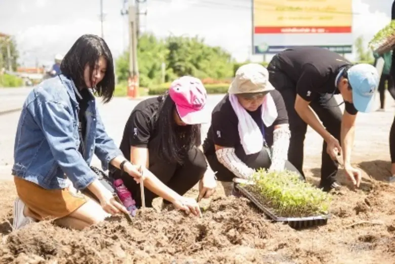 ดั๊บเบิ้ล เอ กระดาษจากคันนา จัดกิจกรรมปลู...