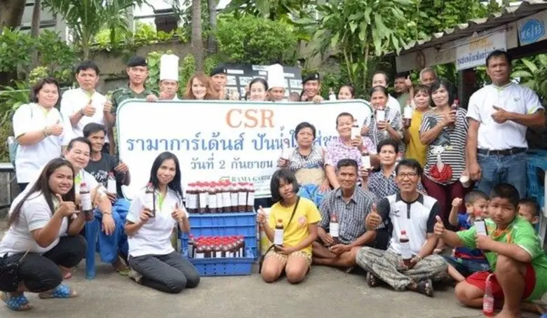 คณะผู้บริหารและพนักงาน โรงแรมรามาการ์เด้น...