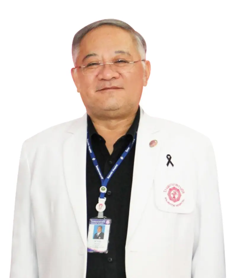 นพ.มานัส โพธาภรณ์ ผู้อำนวยการ โรงพยาบาลรา...