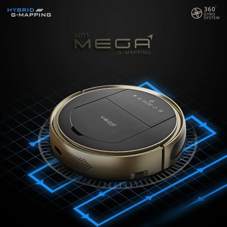 AUTOBOT MEGA นวัตกรรมความสะอาดขั้นสุด หุ่นยนต์ดูดฝุ่น 3 in 1 กวาด ดูด ถู แม่นยำ ครบครันในเครื่องเดียว