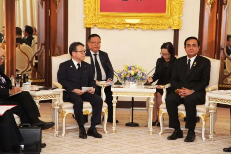 พล.อ.ประยุทธ์ จันทร์โอชา นายกรัฐมนตรี ให้การต้อนรับ...