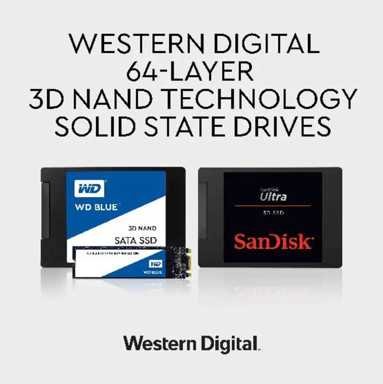 พร้อมทำการเปิดตัว WD Blue™ 3D NAND SATA S...