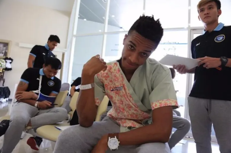 นักเตะสโมสรพัทยา ยูไนเต็ด เข้าตรวจสุขภาพร่างกายประจำปี ตามมาตรฐาน เอเอฟซี