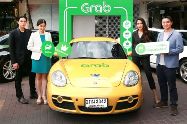 แกร็บ ประเทศไทย นำโดยนายยี วี แตง (ขวาสุด...