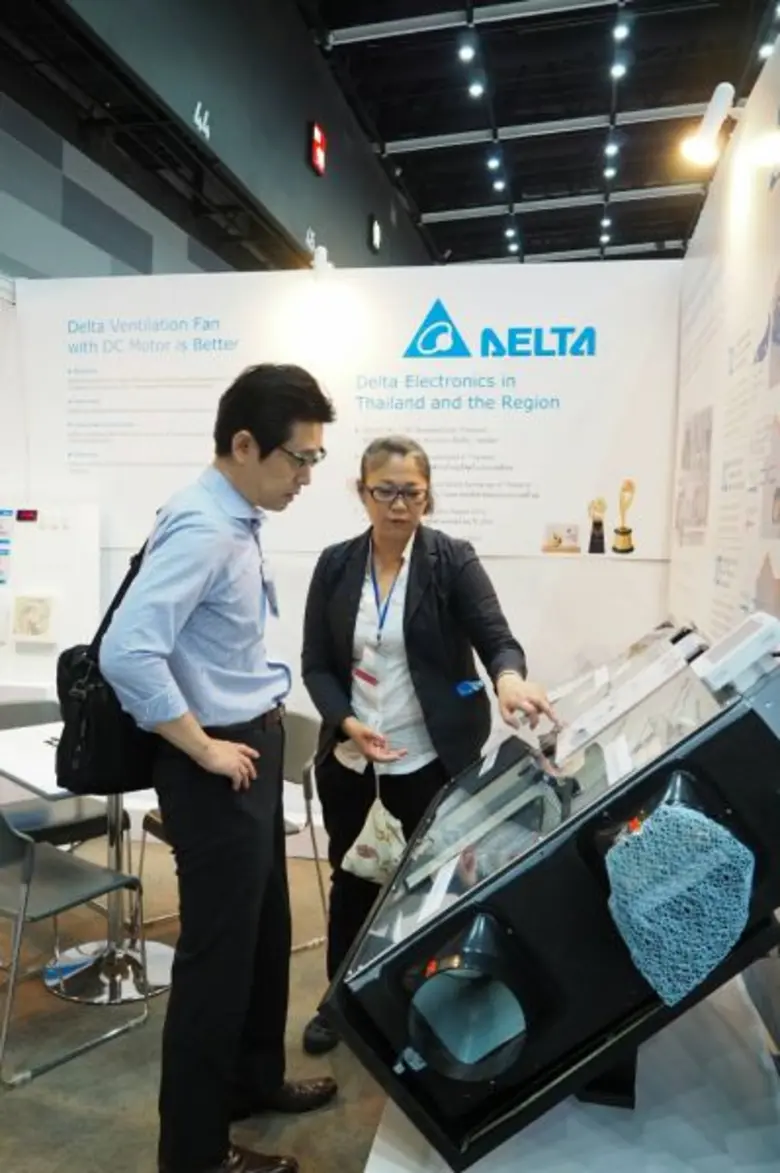 เดลต้าฯ โชว์นวัตกรรมพัดลมระบายอากาศ ในงาน “Bangkok RHVAC 2017”