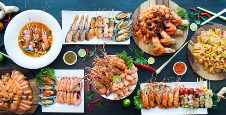 ใหม่! บุฟเฟ่ต์กุ้งแม่น้ำตัวโตๆ สดใหม่และแ...